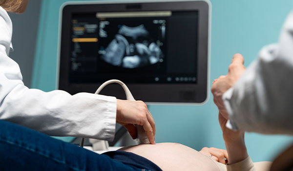 Dating scan (6 to 9 weeks)